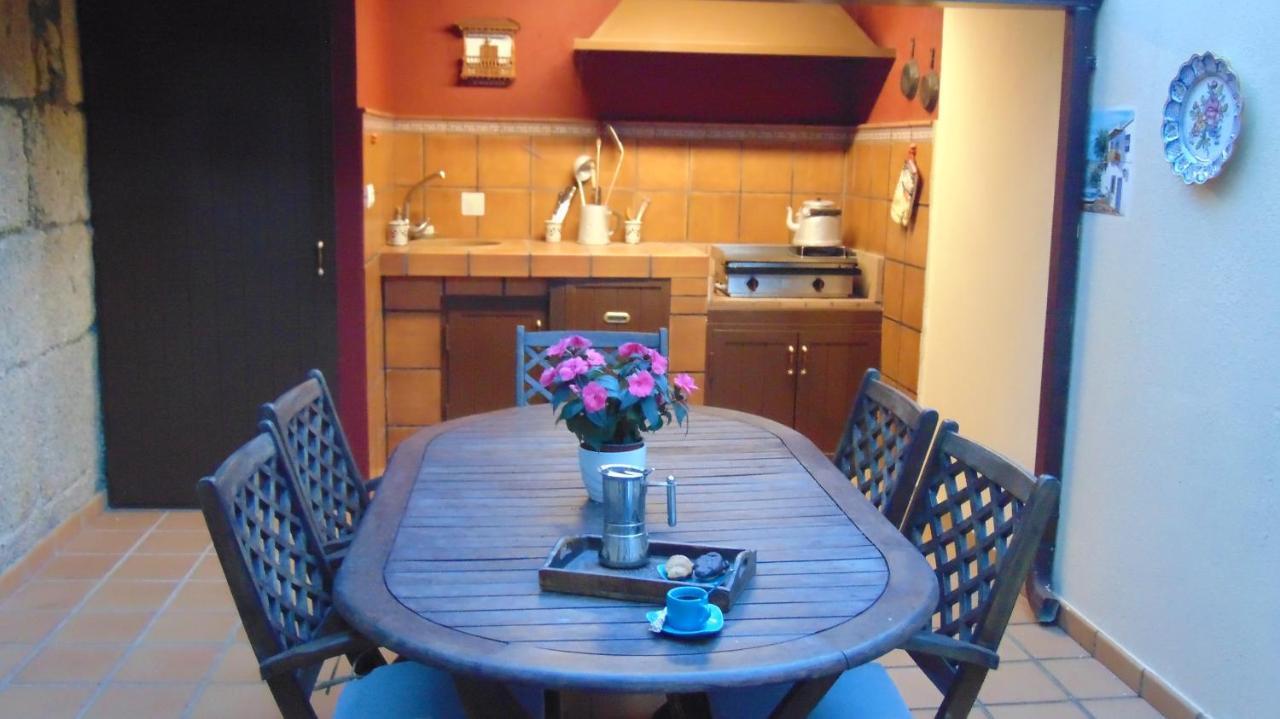 Casa Centro O Grove Con Terraza Y Asador Villa Bagian luar foto